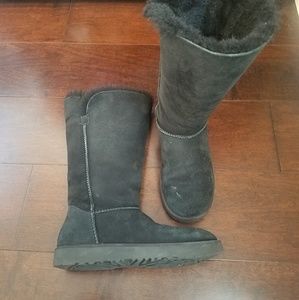 Ugg black tall boots Womens size 7